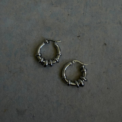 The Bondi Hoops in Silver